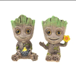 Aquarium Groot Air Bubble Ornaments Fish Tank Tree Shape Stone Decor Oxygen Pump - Picture 1 of 8