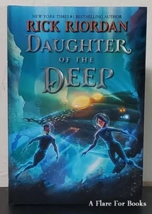 Daughter of the Deep by Rick Riordan - Signed 1st Hb Edn with Tour Shirt - Picture 1 of 8