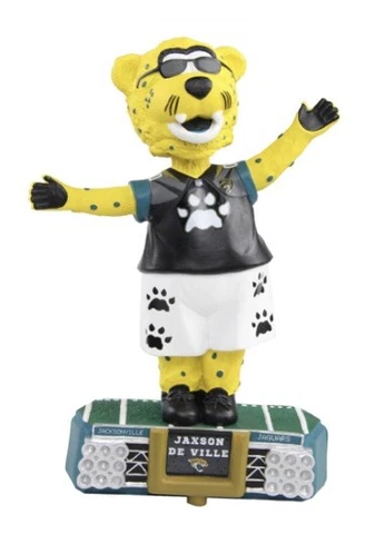 Jacksonville Jaguars NFL FOCO Stadium Lights JAX Mascot Bobblehead Cover