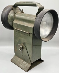 Vintage Carpenter Mfg Co Bell System Light Somerville Mass Green Flashlight - Picture 1 of 21