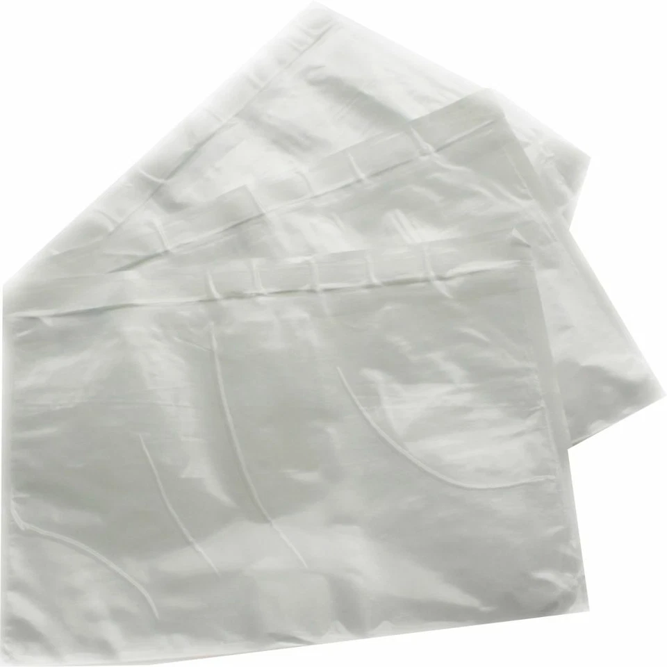 100 Small A6 C6 Plain Clear Document Docs Enclosed Wallets Shipping Labels - Image 1 of 1