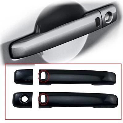 Gloss Black 2 Smart Car Door Handle Covers Trim For Infiniti Q60 Coupe 2014 2015 Foto 1 de 3