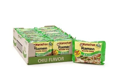 Maruchan Ramen, sabor a chile, 3 oz [paquete de 24] Foto 1 de 3