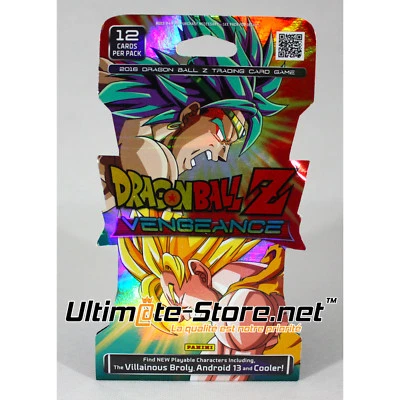 Carte DBZ - Blister de 1 Booster Dragon Ball Z TCG Vengeance - Neuf Scellé - Photo 1/4