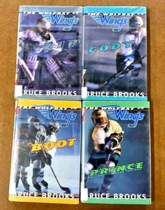 Wolfbay Wings Lot of 4 Vols 2-5 by Bruce Brooks HC DJ Ex Library Boot Cody Zip - Picture 1 of 6