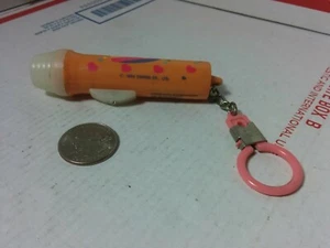 Vintage 1984 SANRIO Rainbow HEARTs Flashlight Keychain Hello Kitty JAPAN RARE - Picture 1 of 9