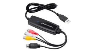 Analog Video Grabber With Editing Software For Win10 Win8 Win7 XP - Picture 1 of 7