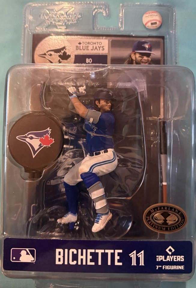 Mcfarlane MLB Legacy Bo Bichette Toronto Blue Jays edición platino Chase! Envío gratis Foto 1 de 1