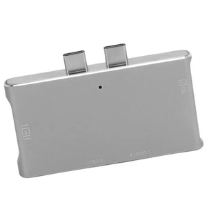 Docking Station For OS X Laptop HD Storage Card Slot USB 3.0 Type C Dual Mult FY - Afbeelding 1 van 22