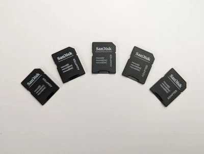 Genuine OEM  SanDisk Adaptor from Micro SD Card to Full Size SD Card (1pcs) - Immagine 1 di 4