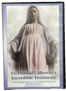 Fr Donald Calloway's Incredible Testimony DVD Shrine Divine Mercy Stockbridge MA - Picture 1 of 3