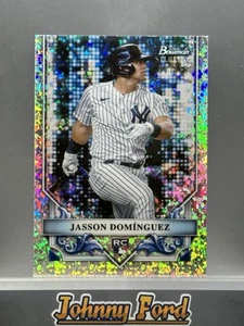 Mini refractor de diamantes novato Bowman Sterling Jasson Dominguez 2024 71/150 - Imagen 1 de 2