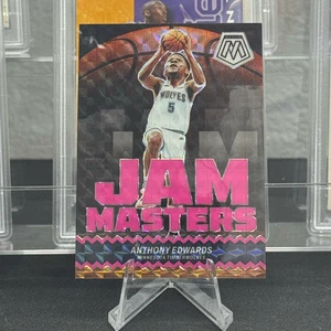 2023-24 Mosaic Anthony Edwards Jam Masters Pink Prizm /10 #17 Timberwolves - Picture 1 of 2