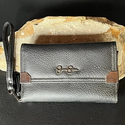 Jessica Simpson Women's Wallet / Wristlet Zip Around & Snap 10 Cards & ID ++ - Image 1 of 4