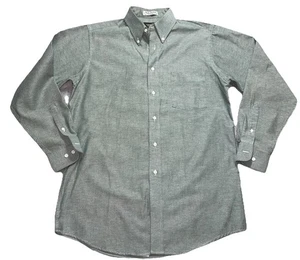 Vtg Johnathan Stewart Country Cotton Button Down Shirt Sz 15 Made USA Nice - Picture 1 of 9