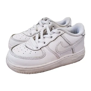 Toddler Nike Air Force 1 Low Athletic Shoes ‘Triple White’ DH2926 111 - Size 8C - Picture 1 of 9