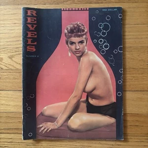 Revels Magazine No 2 Boudoir Pinup Cheesecake Vintage 1950s SUPER RARE NICE - Picture 1 of 4