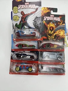 Hot Wheels Marvel Series Spider Man 2013 Set 6/8 Missing #8 - Picture 1 of 15