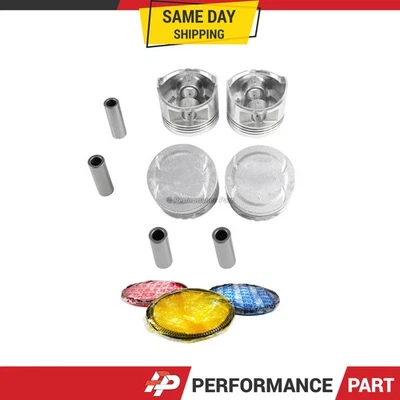 Pistones con anillos para 86-87 Acura Integra 1.6L L4 DOHC 16v Foto 1 de 3