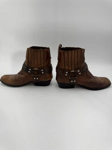Blossom by Touchstone Marrón Cuero Arnés Botines Estilo Occidental Para Mujer’s - Imagen 1 de 11