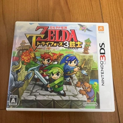The Legend of Zelda Tri Force Heroes Nintendo 3DS Used Tested JP ver with Case - Image 1 of 3
