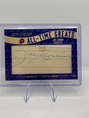  Historic Autograph Co. All Time Greats CUT AUTOGRAPH Joe Cronin 11/20 - Image 1 of 2