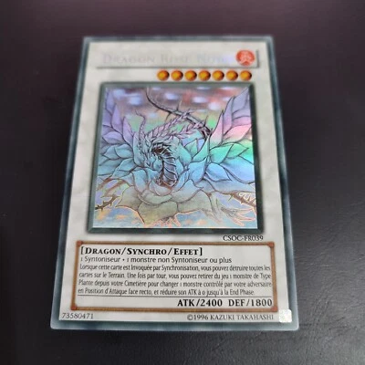 Yugioh FRANCE Black Rose Dragon / Dragon Rose Noire CSOC-FR039 Ghost Rare - Image 1 of 4