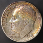 1946 S Roosevelt  Dime-Toned-Fresh From An Old Collection-Nice!- Lot 5852