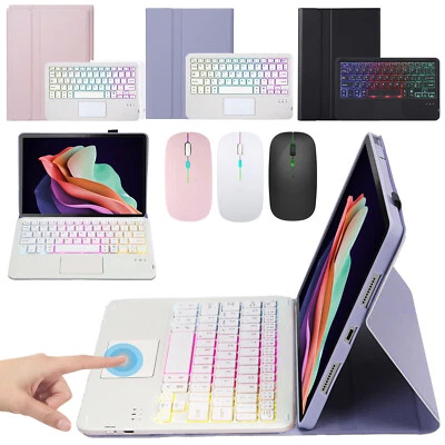For Lenovo Tab P11 Pro Gen 2 2022 Leather Backlit Keyboard Case Cover&Mouse - Image 1 of 4