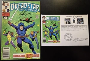 Dreadstar and Company (1985) #1 Variante Quiosco FIRMADO Jim Starlin Notariado - Imagen 1 de 12