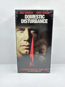 Domestic Disturbance (VHS, 2002) NEW SEALED JOHN TRAVOLTA VINCE VAUGHN - Picture 1 of 6
