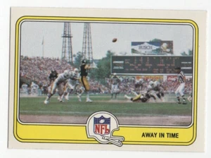 1981 Fleer Team Action Football Card #77 Away In Time - Terry Bradshaw Steelers - Picture 1 of 1