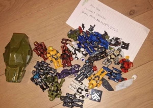 Mega Bloks Halo figures Lot  + DropPod + Some Guns - Picture 1 of 1