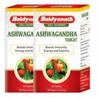 Baidyanath Ashwagandha Tablet I Immunity Booster I Antioxidant (2 x 60 Tablets)