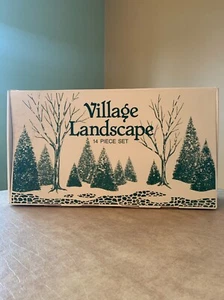 DEPT 56 VILLAGE LANDSCAPE #52590 14 PIECE HOLIDAY SET - New Condition - Imagen 1 de 2