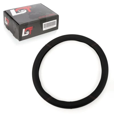 Cubierta del volante Ø 38x9cm 15x3, 5 pulgadas negro rojo para Suzuki Foto 1 de 4