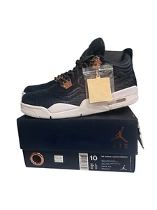 Size 10 - Air Jordan 4 Retro Premium Obsidian - Picture 1 of 6