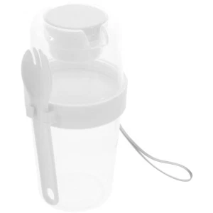 Portable Salad Cup Student Overnight Oat Containers Cereal Oats Cups - Picture 1 of 12