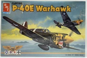 AMT ERTL Kit Curtiss P-40E Warhawk Scale 1/48 - 8879 - Foto 1 di 1