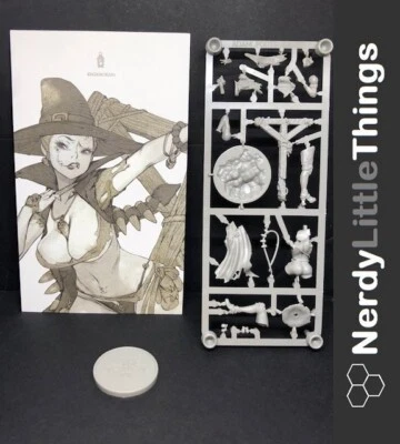 ADAM POOTS GAMES Kingdom Death Monster - Pinups of Death V - Manhunter Female Pinup