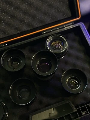 Canon EF Helios Cine  LENSES Oval Bokeh SET Cine 20 37 58 85 135 Cinemod EF - Image 1 of 4