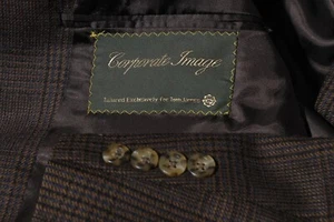 Tom James Corporate Image Herren Glen Check Sport Mantel Jacke Blazer Gr. 42R - Bild 1 von 10