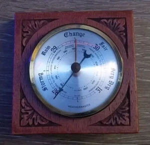 Vintage Weathermaster Barometer Millibars Inches Weather Predictor - Picture 1 of 5