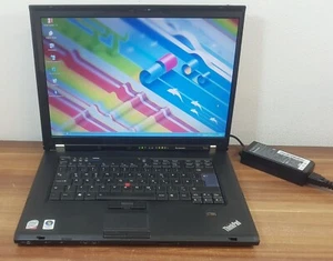 15,4" Lenovo Thinkpad T500 Intel T9400 2x2,53GHz 500GB Firewire Webcam Bluetooth - Bild 1 von 7