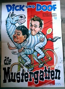 Filmplakat: Dick und Doof, die Mustergatten Stan Laurel Oliver Hardy Mae Busch - Bild 1 von 1