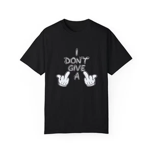 Lustiges Mickey Mittelfinger Unisex T-Shirt, sarkastische Grafik Shirt, Neuheit Erwachsene - Bild 1 von 24