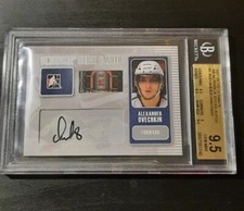 2007-08 ITG Ultimate Sticks & Auto Alexander Ovechkin #1 BGS 9.5 Auto 10 Pop 1 