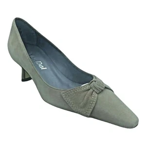 VAN DAL Mid Heels Court Shoes Slip On Suede Ladies Pointed Toe Size 3 4 7.5 8 UK - Picture 1 of 4