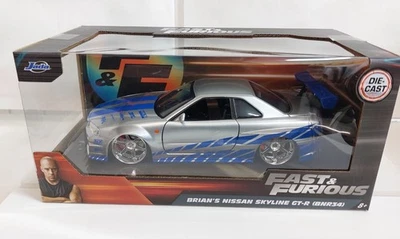 Fast and Furious Nissan Skyline GT-R 1/24 Jada nuova 97158 - Immagine 1 di 4