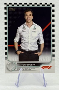 Toto Wolff 2022 Topps Checker Flag Formula 1 #99 Mercedes-AMG Petronas - Picture 1 of 2